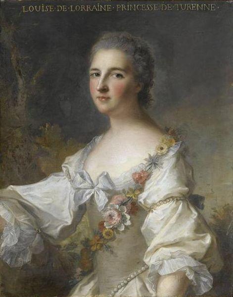 Jean Marc Nattier Portrait of Louise Henriette Gabrielle de Lorraine oil painting image